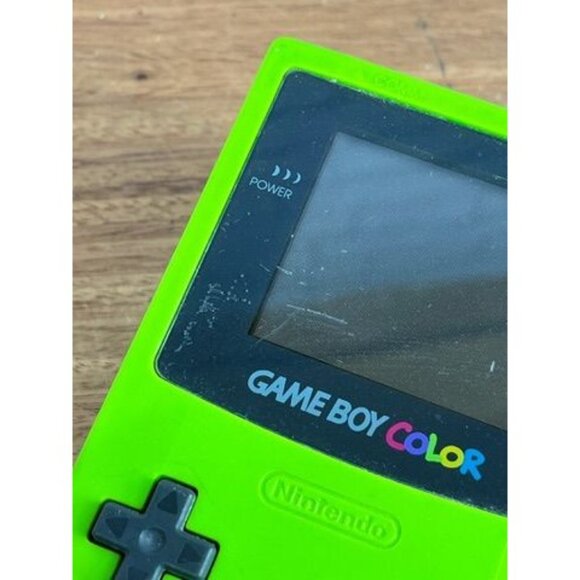 Nintendo Game Boy Color Kiwi Lime Green Handheld Console System, Tested, Working - Picture 4 of 8